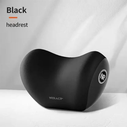 Car Headrest Pillow Interior Auto Neck Head Protector Cushion Car Waist Support Memory Cotton Soft Back Cushion Auto Accessory