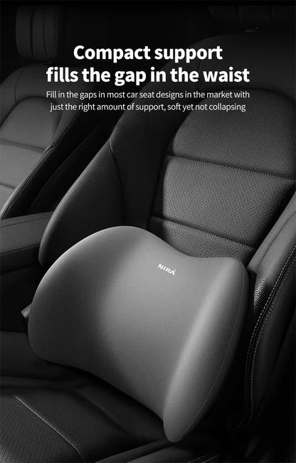Car Headrest Pillow Interior Auto Neck Head Protector Cushion Car Waist Support Memory Cotton Soft Back Cushion Auto Accessory
